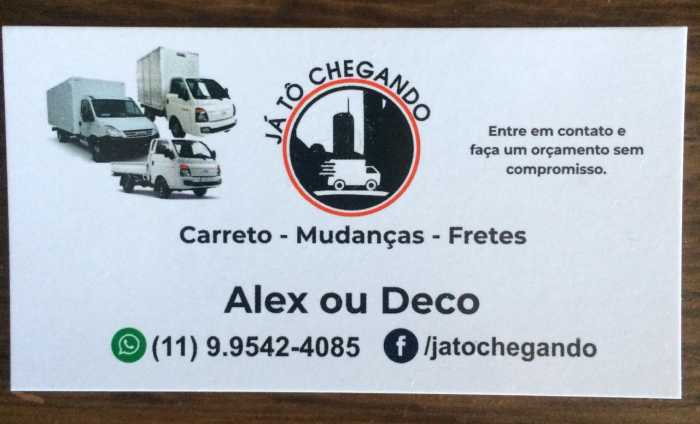 Carreto Já to chegando 11-99542-4085