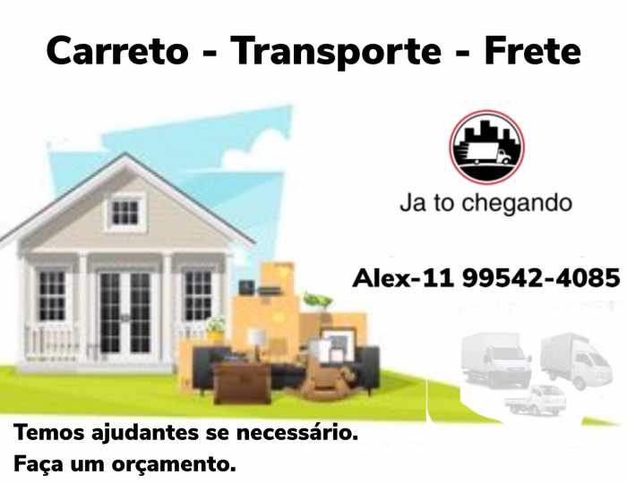 Carreto e mudanças - Já To Chegando