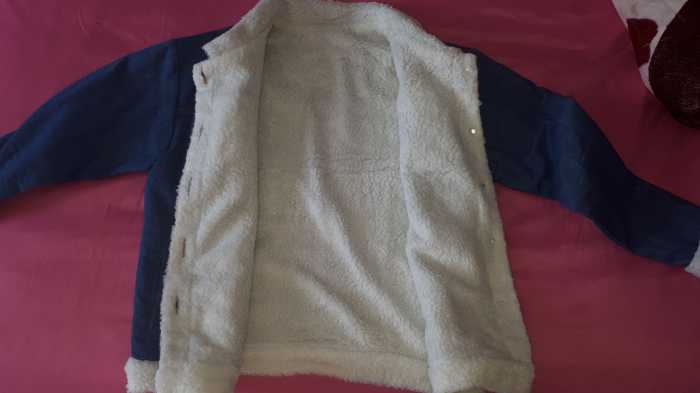 Jaqueta jeans com pelinho