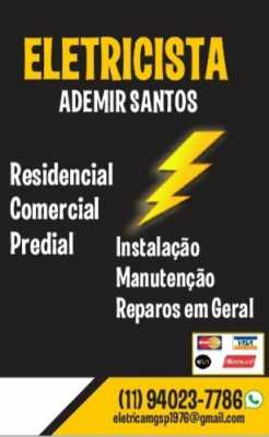 Eletricista, residencial, comercial e predial..