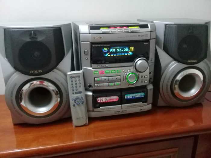 Som Aiwa 3200wats Raridade!!!