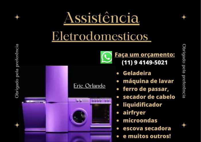 Assistência técnica eletrodoméstico