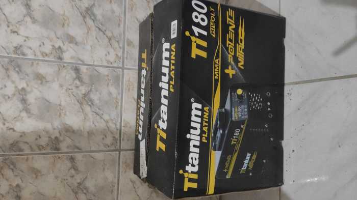 Máquina de solda titanium