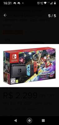 NINTENDO SWITCH 32GB 1 PAR JOY-CON+MARIO KART 8