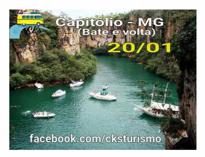 Excursão Capitólio 20/01 (bate e volta